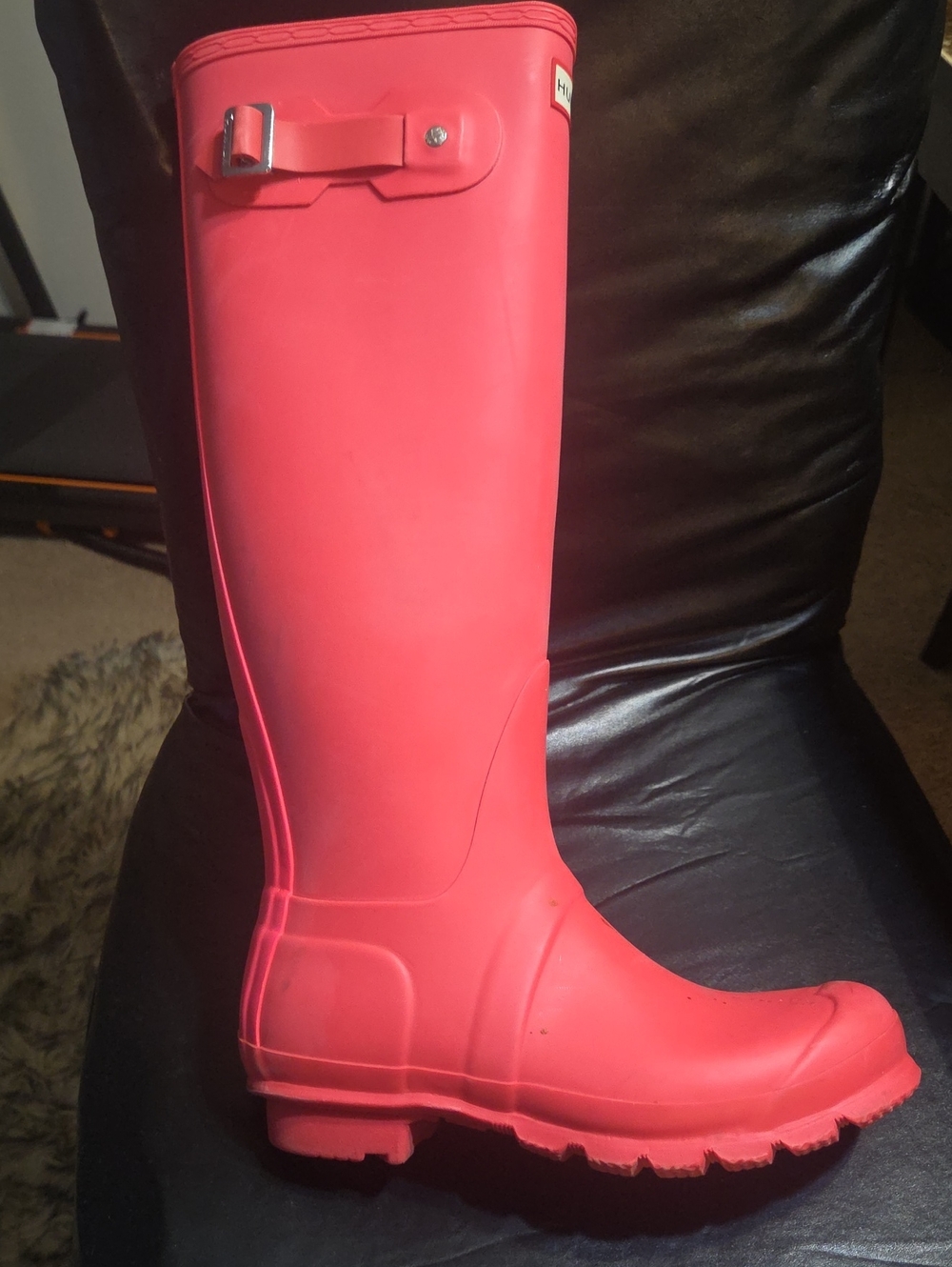 Hunter Bright Pink Tall Waterproof Rain Boot